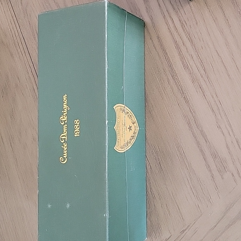 Vintage Champagne Cuvee Dom Perignon empty box